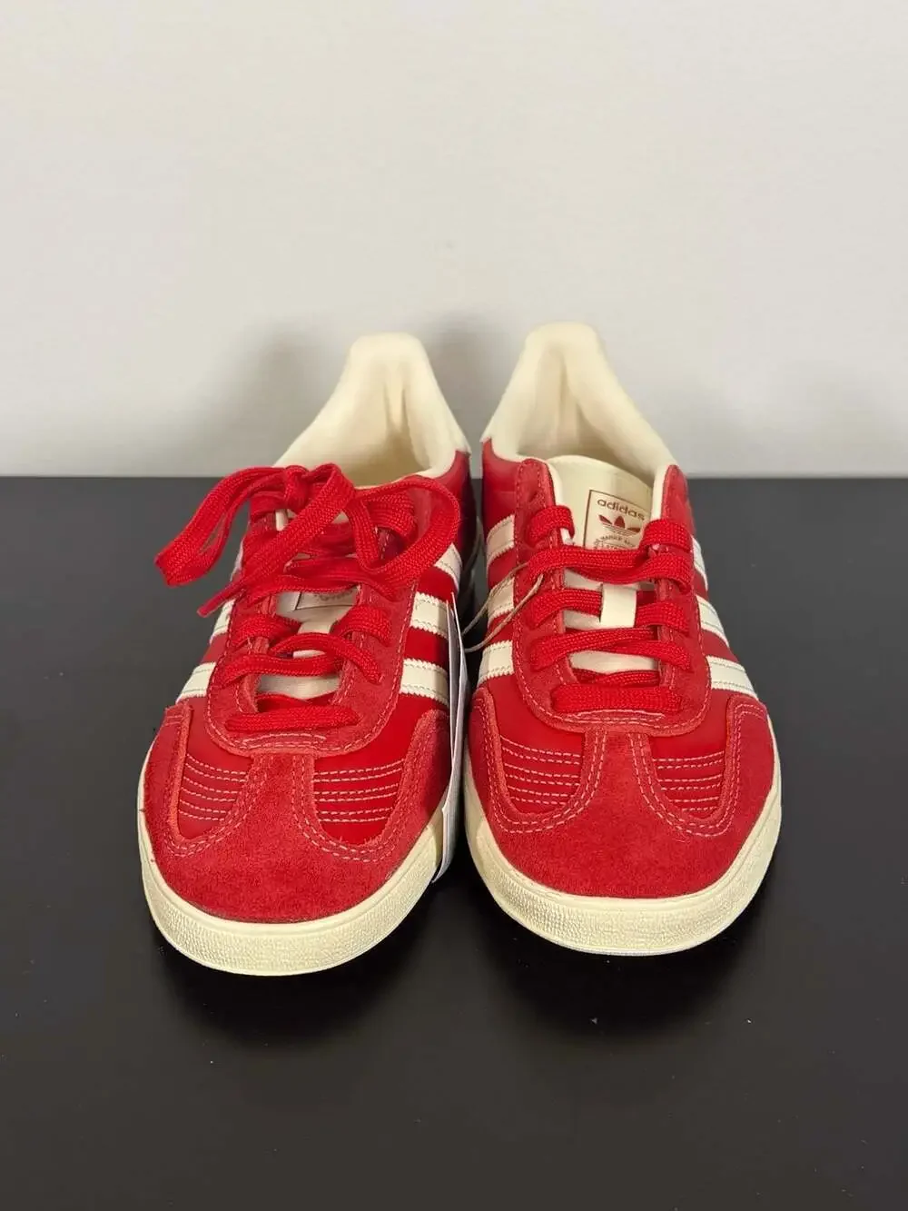 Adidas Gazelle Indoor Sneakers Red/White Size 5